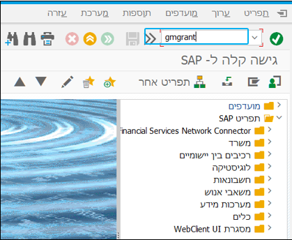 מסך ראשי