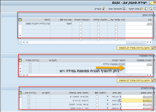 הזנת מימדים
