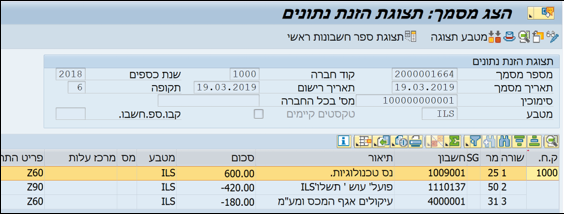 הזנת נתונים