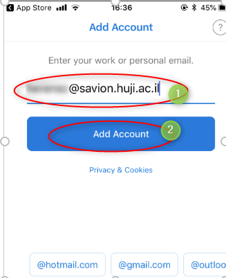 add account