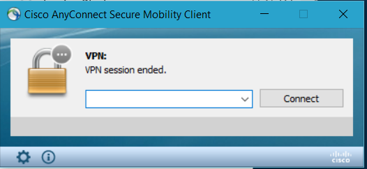vpn session ended