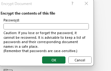 password