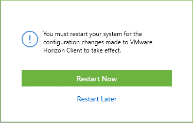After Installation Restart Requested