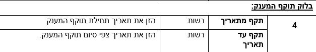 תוקף המענק