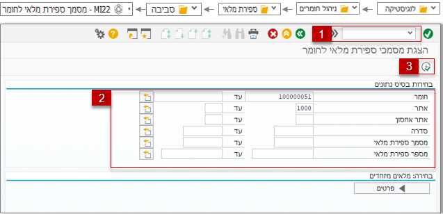 דוח מלאי