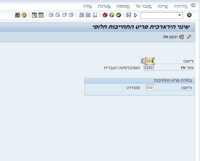 שינוי הירארכית