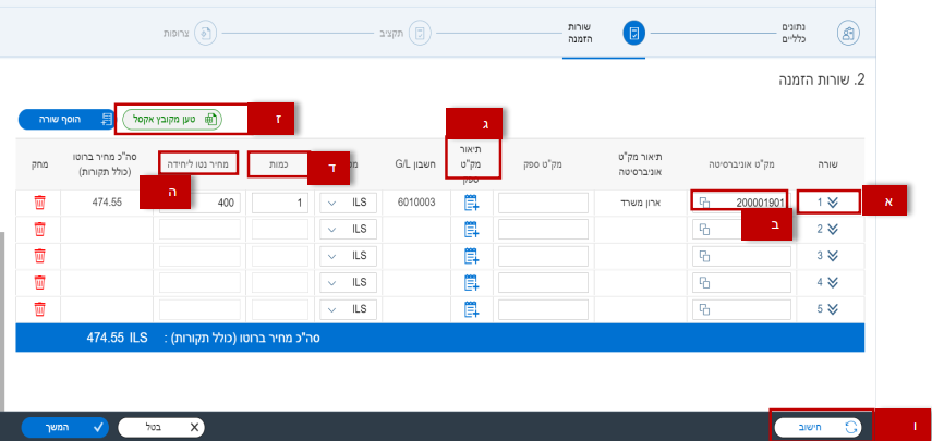 הזמנה