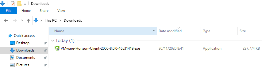 VMware Downloaded File Location
